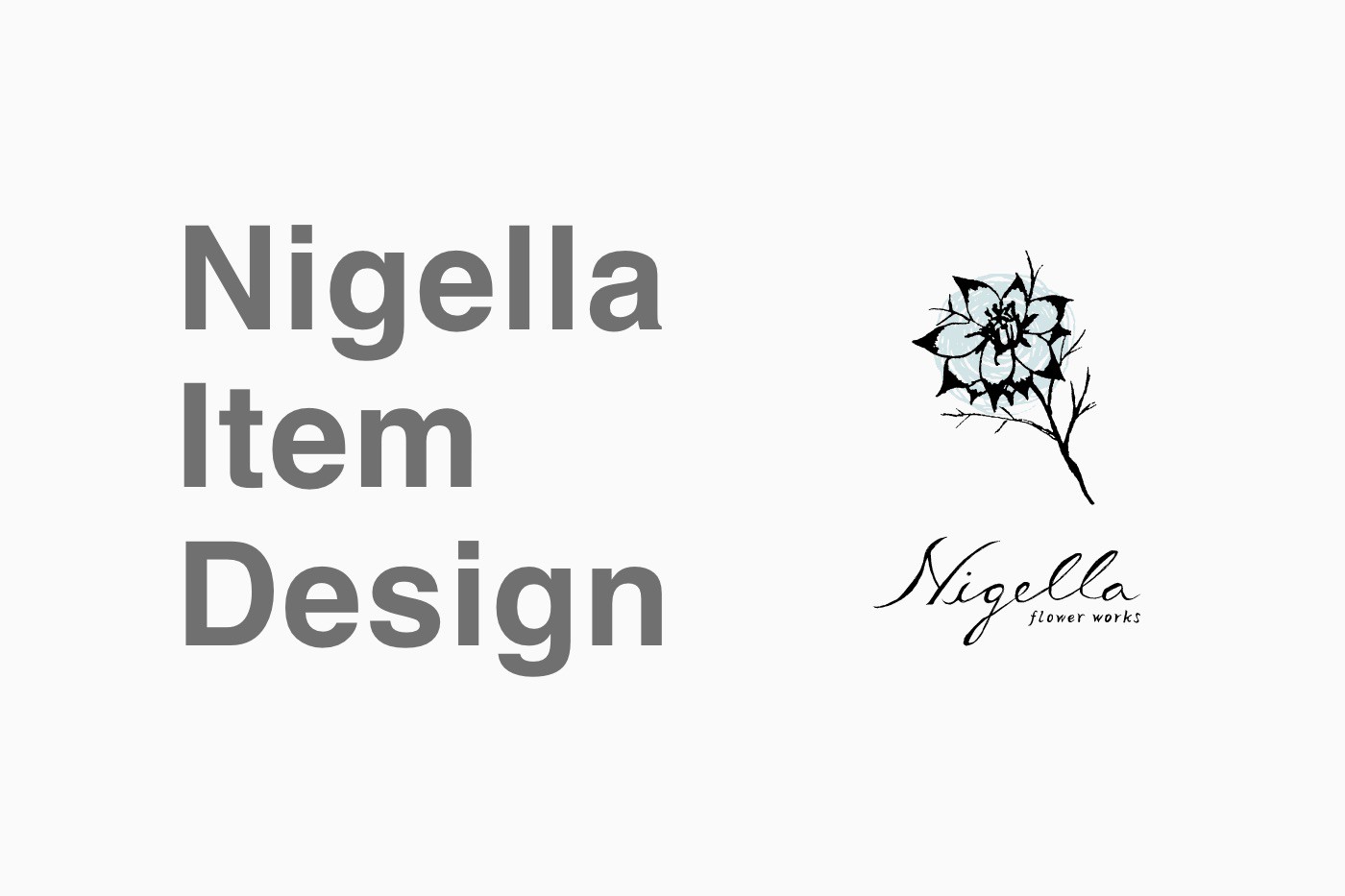Nigella flower worksのカバー画像