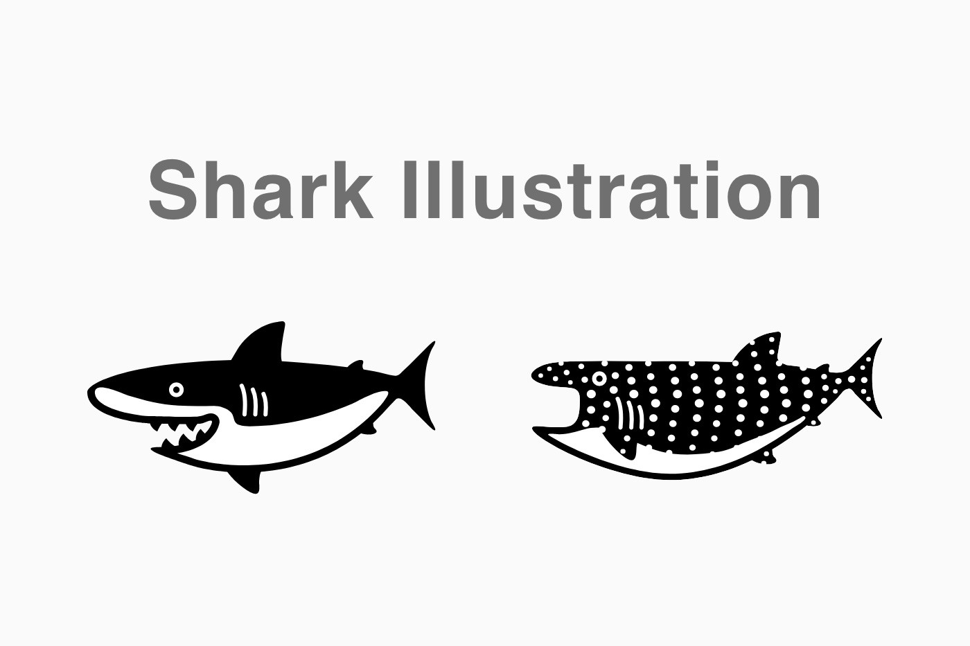 サメのイラストのカバー画像